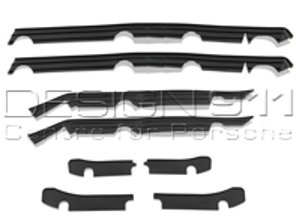 Rubberen afdichtingsset. Porsche 911 TURBO 1977-79 - PCG50339422, 93050319700, 91150332500, 91150332600, 90150339422