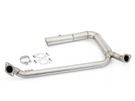 Exhaust sport downpipe with cat bypass for Porsche 718 Cayman / Boxster - 982254400H, 982254400HX, 982254400AB, 982254400BX, 982254400G, 982254400GX, 98225440AA, 982254400AX, 982254400K, 982254400L, 982254400AF