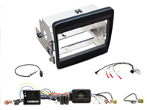 安装套件，带双 DIN 面板、接口、天线适配器和接线板。保时捷 911 (991) 2011-2016