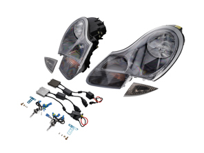 Scheinwerfer Klar und HID Kit Porsche 986 Boxster / 996 - 98663113221, 98663113121, 99663104502, 99663104602, HIDH7PRO6K