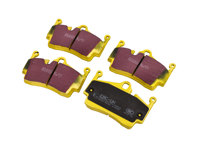 EBC GELBE Bremsbeläge 'Fast Road' hinten. Porsche 987 Boxster / 987C Cayman - 98735293900, 98735293901, 98735293903 - DP 41920R, DP41920R