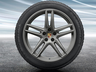 Cerchi in lega da 20' Macan Turbo e pneumatici invernali originali Porsche - 95B044631F, 95B044641F