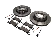 REAR Brake Pads and Brake Disc Package Porsche 991 3.4L - 99135240100, 99135240200, 99135293904