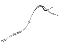 Câble de changement de transmission. Porsche manuelle 6 vitesses 982SP Boxster Spyder / 982 Cayman GT4 - 982711007C, 982711007E