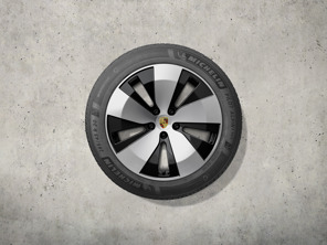 20 英寸 Macan 冬季车轮和轮胎套件，高光黑色。保时捷 Macan-e - 95C044600A