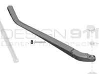 Brazo Limpiaparabrisas Trasero Porsche 991 (911) 2012>> - 99162818100