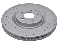 Brake disc rotor SPORT COAT Z, Front. Porsche Macan 3.0L Petrol / 3.0L Diesel - 460.1552.52, 95B615301F, 95B615302, 95B615302F, 95B615302H, 95B615301H, 95B615302T, 95B615301T, 09D93611, 09D93711, 460.1553.52, 95B615301