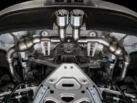 AWE Touring edition exhaust system with Silver tips for Porsche 718 Boxster / Cayman - 3015-32080, 3015