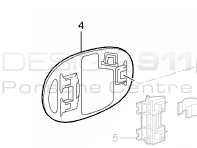 Wing Petrol Flap. Porsche 997