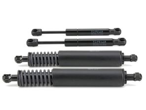 Coffre arrière et amortisseurs de vitres lot de 4 Porsche 955 Cayenne - 7L5 827 550 J, 7L5827550J, 955 512 550 00, 95551255000, 955 512 550 01, 95551255001, 955 512 550 02, 95551255002, 955 512 550 03, 95551255003, 955 512 550 04, 95551255004, 955 512 550 06, 95551255006 - 29269, 024054, 034403, V45-0030, V450030