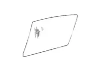 Vetro per porte e finestre in policarbonato leggero. Porsche 911 F/G 1968-89 incl. finestra scorrevole - 9111 10C, 9111 10G, 911110C, 911110G