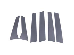 Door pillar trim cover set Carbon Fibre. Porsche 95B.1 Macan 2014-18 - 95B853317C, 95B853318C, 95B853351C, 95B853352C, 95B853589C, 95B853590C - E436 GLOSS, E436 MATTE