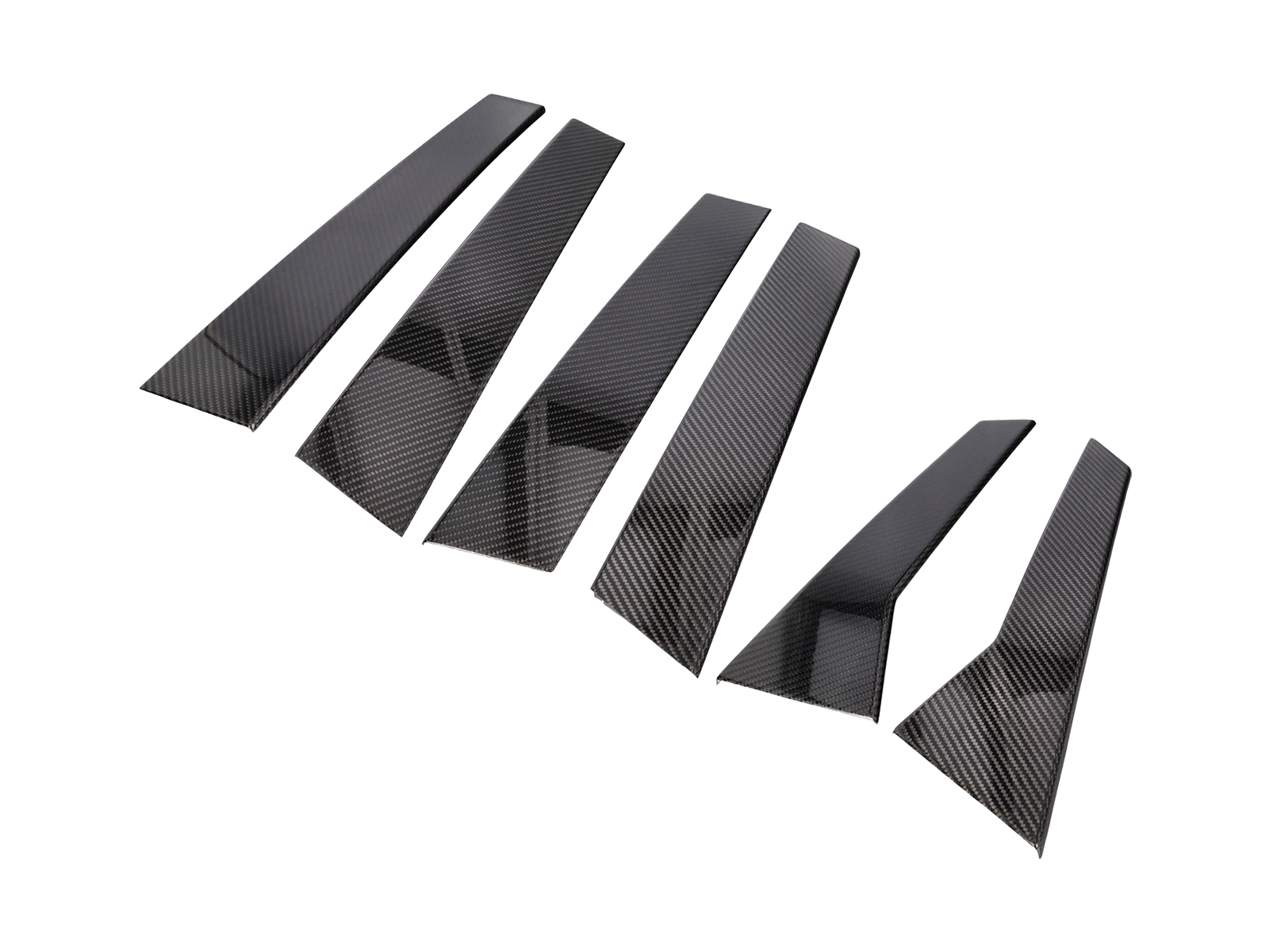 Türsäulenverkleidungssatz Carbon. Porsche 95B.1 Macan 2014-18