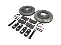 Disco de freno y pastillas Actualizado a 350 mm para eje delantero 996TT / C4S