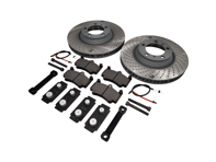 Brake Disc and pads Upgrade to 350mm for 996TT / C4S Front axle