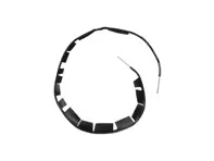 Front bumper to wing seal, LEFT. Porsche 993 - 99350554300, 99350554400 - URO-010808, URO-010809