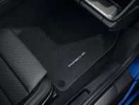 Fußmatten mit Nubuk-Kante. Porsche 992 (911) LHD - 992864435B, 992864435BOG6, 992864435BOH7, 992864435BOS1, 992864435BOS5, 992864435BOU6, 992864435BOX6