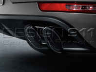 Terminali di scarico sportivi NERI. PorscheMacan - 95B04420008, 95B04420014