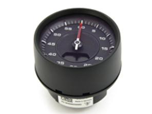 Stopwatch in rood en mat zwart. Porsche 971 Panamera - 971919203H6N3, 971919203D6N3, 971919203K6N3