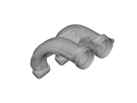 Intake air distributor. Porsche 982C Cayman 2.0L / 982 Boxster 2.0L - 9A211003201, 9A211003101, 9A211003200, 9A211003100