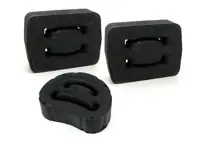 Exhaust silencer rubber mounting kit. Porsche 924S / 944 - 92811125902, 94411114203, 94411114202, 94411114201, 94411114200, 477253140A