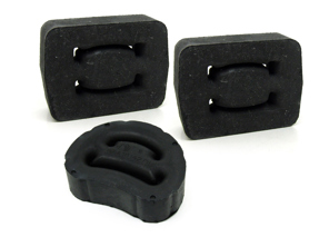 Exhaust silencer rubber mounting kit. Porsche 924S / 944 - 92811125902, 94411114203, 94411114202, 94411114201, 94411114200, 477253140A