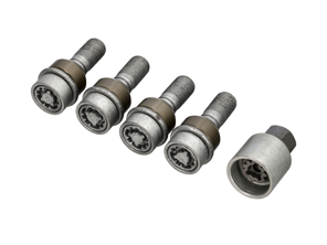 锁定车轮螺栓套件，银色。保时捷 970 Panamera 2010-16 - 97036105701