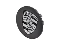 Enjoliveur 'Large Crest' Gris avec écusson Noir pour Porsche - 7PP601149, 00004460603