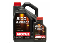 Huile moteur MOTUL 8100 X-CLEAN+ 5W-30 6 litres - 106376, 106377