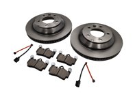 Pastiglie freno posteriori e pacchetto disco freno. Porsche Cayenne 957 - 95535240131, 95535293906, 95535293902, 95535293903, 95561236532, 95561236531, 95535240131BRE, 95535293906BRE