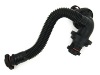 Air / oil separator to crankcase vent line. Porsche 957 Cayenne Turbo - 94810722951