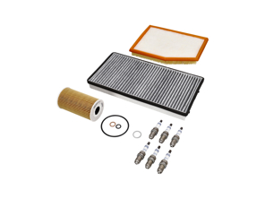 Kit de servicio de motor: filtros de aire, combustible y aceite, bujías y más. Para Porsche 986 Boxster 2.7L y Boxster S 3.2L (2000-2004). - 99610722560, 99610731351, 0PB115499A, 99611013103, 99611013104, 90012310630, 99657221901, 99657221902, 99657121903, 99757121900, 99757121901, 99757121902, 99917020791