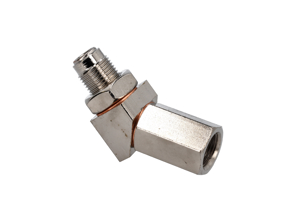 Oxygen Sensor Extension with additional cat for Porsche 45 Degree Angle