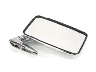 Door Mirror Rectangle in Chrome. LARGE. Porsche 911/S 74-75 - 91173101407, 91173101307, 91173101301, 91173101410, 91173101310