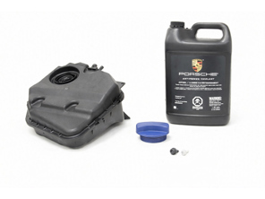 Waterreservoir met dop en antivries, 5 liter. Porsche 955 / 957 Cayenne 2003-2010 - 95510614723, 95510614720, 95510614721, 95510614722, 9551061472