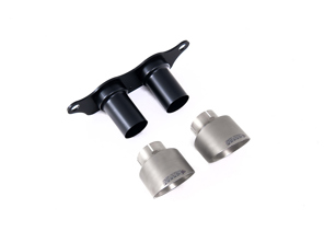 Embellecedores de escape Milltek GT-100 de titanio cepillado. Porsche 991.2 GT3 / GT3 RS 2018-20 - 99111125390, 99111125393, 99111125391, 99111125392, 99111125395, 99111125380, 99111125791, 9GT251697F - SSXPO133