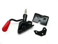 Pilar B con cierre de techo rígido. Porsche 987 Boxster - 98756340401, 98756340301