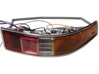 Intermitente trasero y lente de plástico para Early SWB Porsche 911/912 1965-68 - 90163140300, 90163140400, 90163140301, 90163140401 - 15878S, 15878D, 1695300670, 1695300680