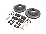 Pastiglie freno POSTERIORI e pacchetto disco freno Porsche 997 Carrera 2S Sebro - 99635240502, 99635240602, 99761267602, 99635208600, 99635208602, 95535296000, 99735193907