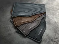 Rubber floor mats. Porsche 992 (911) LHD - Left hand drive - 992044800, 9920448001E0, 992044800OS1, 992044800OH7, 992044800OU6