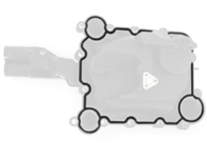 Gasket for crankcase ventilation bleeding cover. Porsche 958 Cayenne Hybrid - 95810124704, 964.170