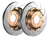 Pagid RBD endurance racing floating front brake disc assembly. Porsche 997 GT3 Cup - SD380320301, SD380320401