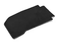 Carpet floor cover for footwell, front right, Black. Porsche 964 LHD - 964551012015FV