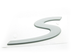 S - Plakette für Porsche 987 Boxster S / 997 Turbo S - 98755998500
