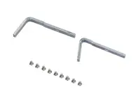 Soporte de reparación y juego de tornillos para ventanilla trasera Porsche 911 / 912 - 90154301525, 90154301528, 90154301625, 90154301628, 90154301125, 90154301225, 90154301135, 90154301235 - 1685350150, 1685350160