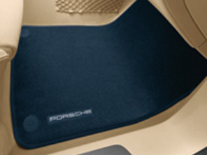 Tapis de sol avec bordure en nubuck. Porsche 970 Panamera MKI & MKII 2011>> - Voitures LHD