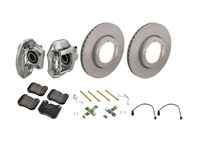 Front brake caliper, disc and brake pad kit. Porsche 944 / 944S 1984-89 - 94435142900, 94435143000, 477405083A, 477405083D, 91135104120, 94435195102, 94435195103, 94435195104, 477698155, 92835194200, 92835195100