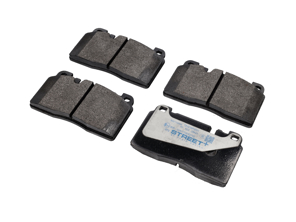 Pagid street+ voorremblokken. Porsche 95B Macan - 8R0698151H, 9A769815100, PAC698151, 95B698151AM, 95B698151F, 95B698151H - T8121SP2001, 25643