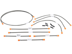 Remleiding set. Porsche 911 1963-67 links gestuurd - 90135560101, 90135560301, 90135560401, 90135560800, 90135561103, 90135562200, 90135562700, 91435569100 - 1661500310