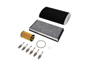 Service Maintenance Kit For Porsche Boxster 987 2.7L / 3.2L and 3.4L / Cayman  Oil, Air Filters, Spark plugs & More - 98710098700, 98710098700/1, 98711013301, 99757121902, 99610722560, 99917022390, 90012310630